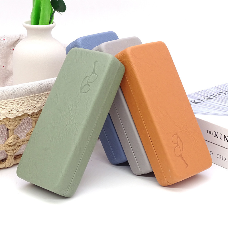 Large Frame Square Pressure Variable Leather Glasses Case 2025 New Large Frame Glasses Case Sunglasses Storage Box Printable Large Frame Square Pressure Variable Leather Glasses Case 2025 New Large Frame Glasses Case Sunglasses Storage Box Printable