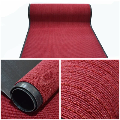 Avtomobil döşəmə paspasları full of coiled material floor mat - home-made-4000-dark-red-luxury-top-12-meters-wide-take-a-few-pieces-and-send-a-few-meters