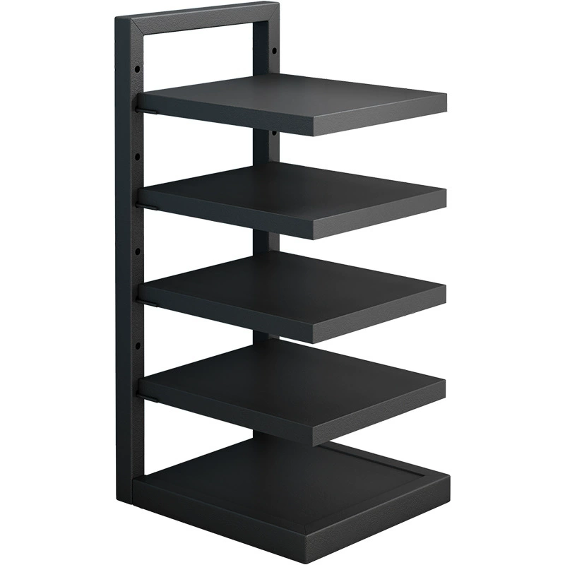 Corner Pot Rack Shelf, Adjustable Multi-Layer Countertop Organizer, 1–5 Tiers Strong Load