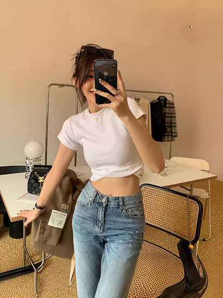 base brand short fashionable short sleeve T-shirt
