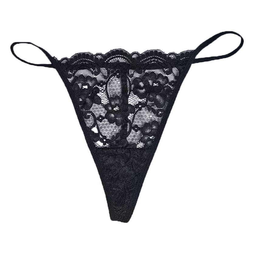 2025 nuevo bikini sexy europeo y americano de una pieza, Tanga clásica, pantalones en T para mujer, Tanga de encaje para uso diario