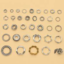 藏银古银色跑环紧箍咒隔片隔珠手串diy手工饰品手链项链配饰配件