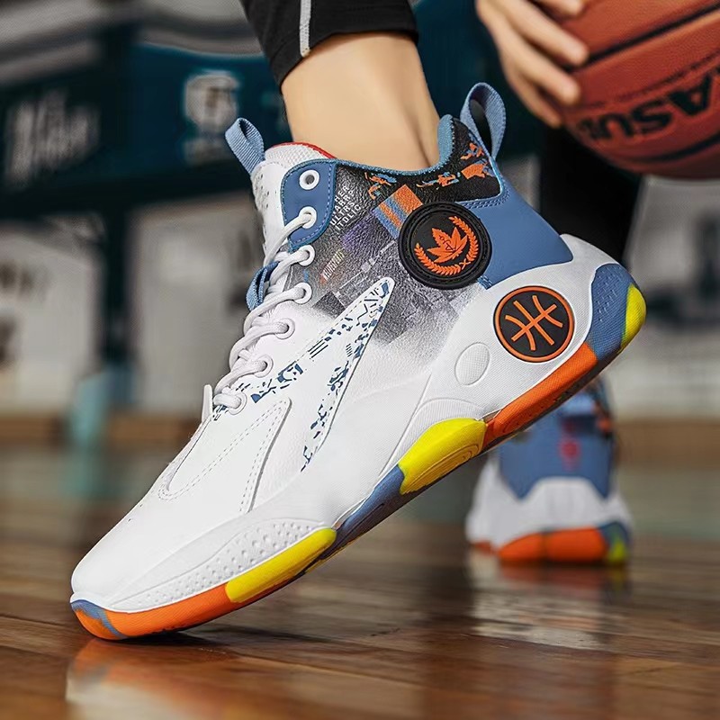 2023 New Basketball Shoes Fashion Trend Running Sports Dad Shoes High Top Wholesale Men's Shoes Comfortable Breathable Shoes