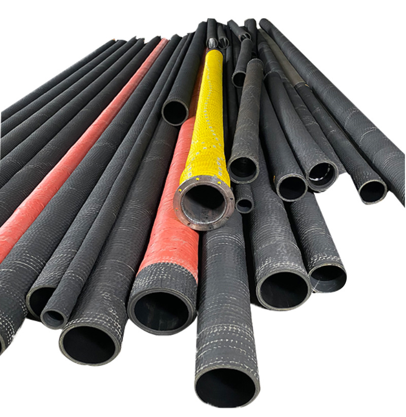 厂家 抗洪抢险排水排涝用大口径黑色10寸12寸14寸 钢丝骨架胶管