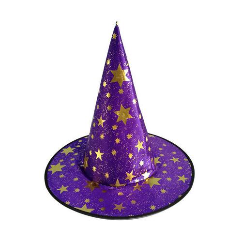 New Halloween Witch Hat Color Gauze Witch Hat Stage Performance Costume Masquerade Props Wholesale Match with Dress
