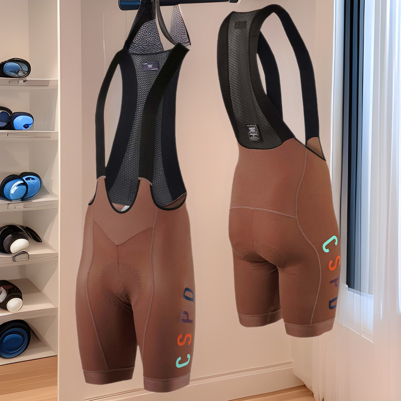 New CSPD Spring Summer Men's and Women's Strap Riding Pants Shorts Bicycle Road Mountain Bike Riding Clothing Equipment