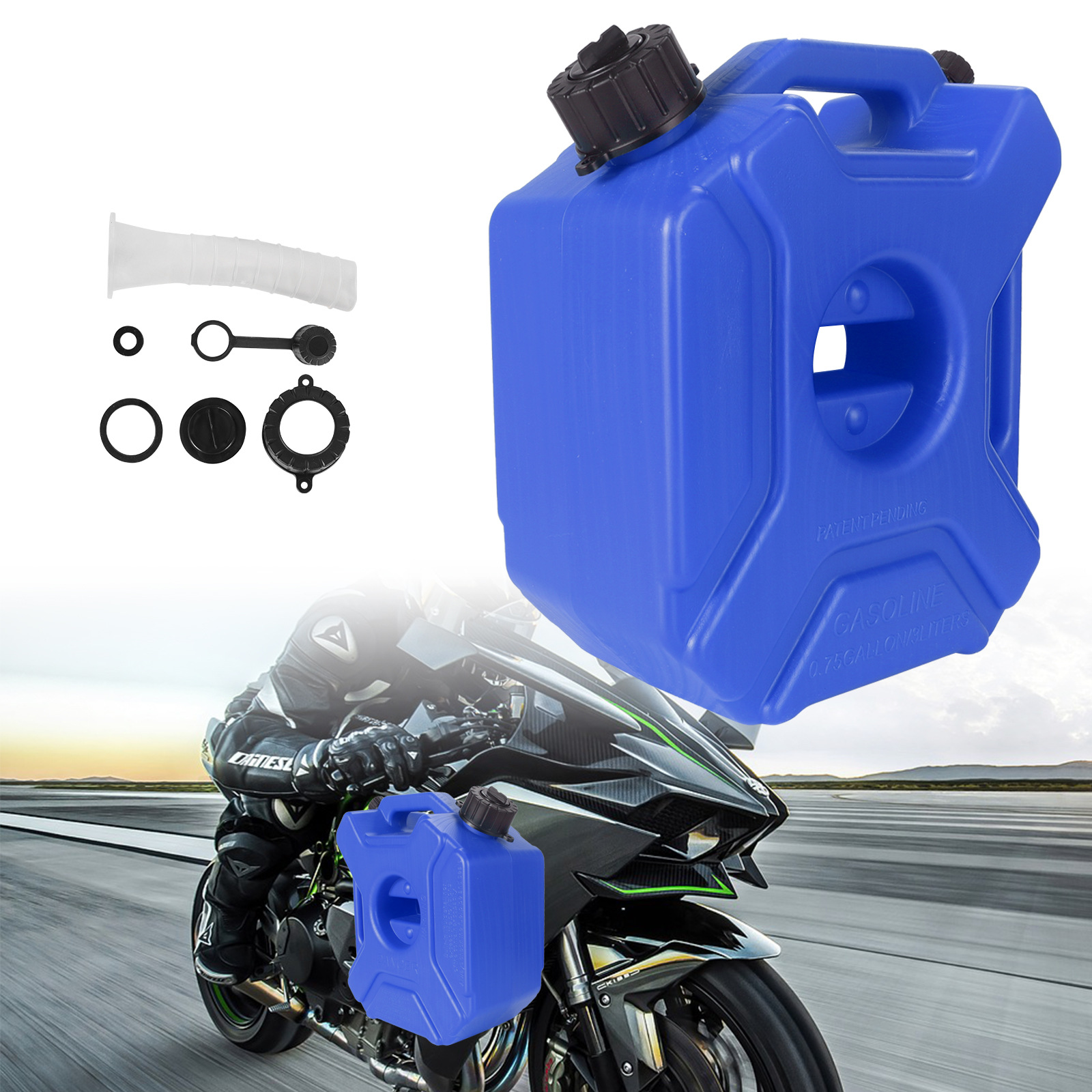 Oil Drum, Gasoline Drum, Off-Road Vehicle Spare Oil Drum, Car and Motorcycle Anti-Static Portable Emergency Oil Can