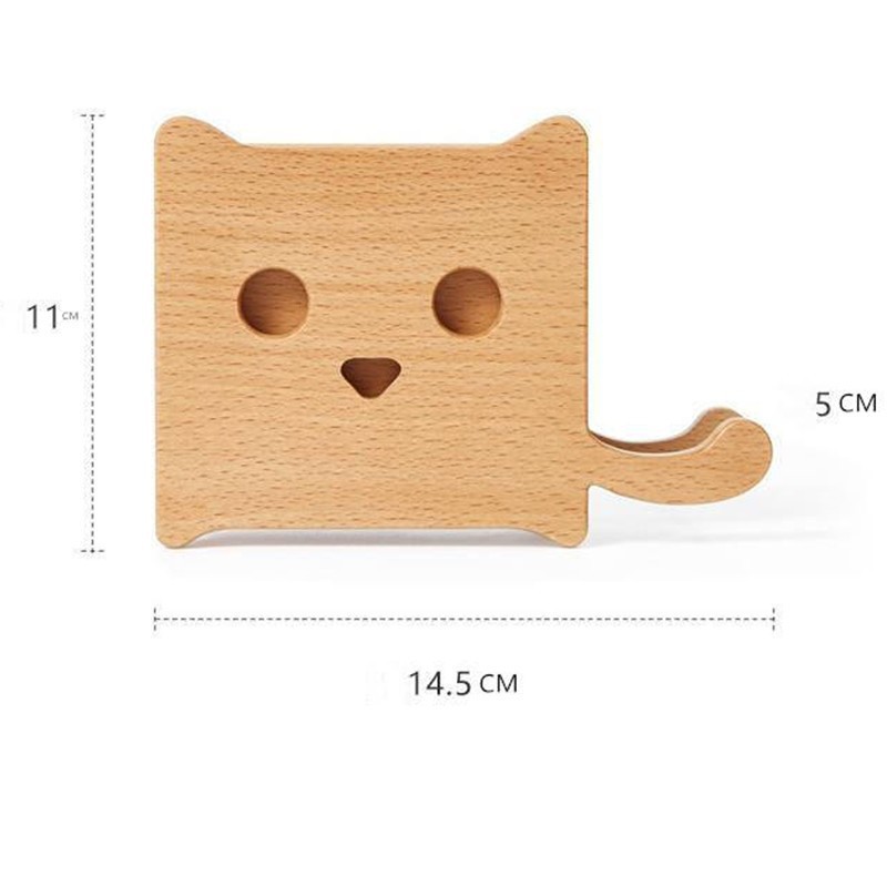 Traje de montaña de madera creativa forma de dibujos animados taza estera olla escritorio del hogar bandeja de comida multifuncional