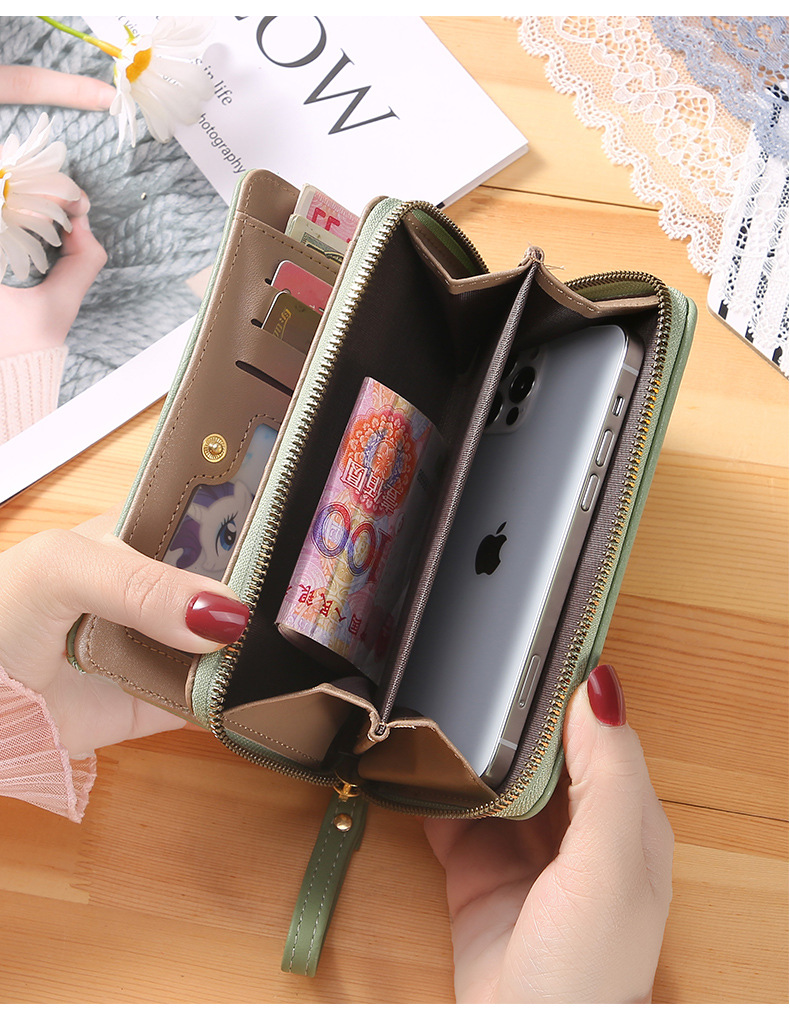 Women's Letter Pu Leather Zipper Wallets display picture 2