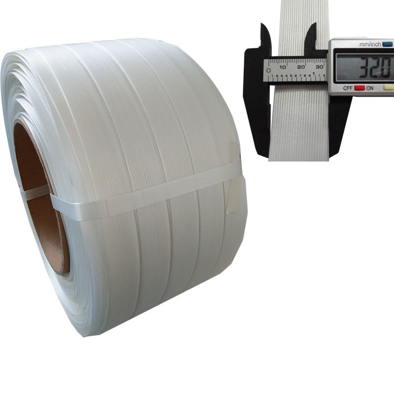 源头工厂批发纤维打包带强拉力柔性打包带1.6吨32mm*300米