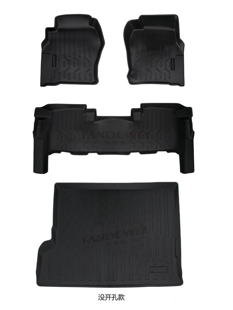 Specialized Tpe Rubber Waterproof Floor Mats for Nissan Patrol Y61