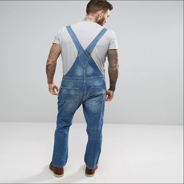 Men's Clothing new denim overa, slim fit trousers, cross-border exclusive for European stations hot style men's_voghion.com