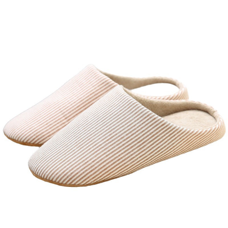 Pantuflas Silenciosas de Estilo Japonés de Algodón con Suela Suave Antideslizante