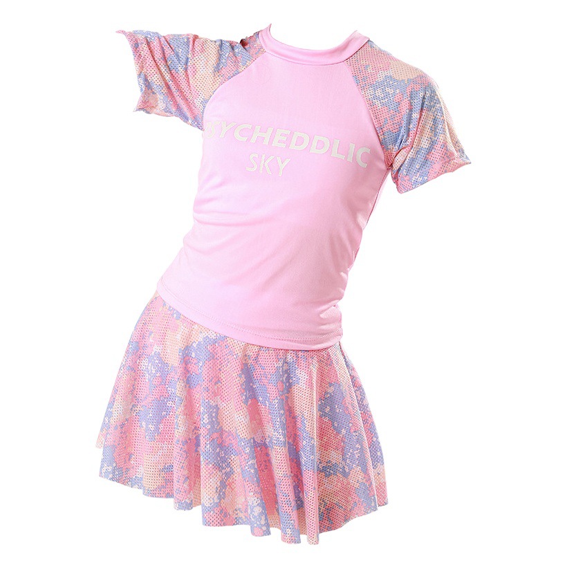 Girls Swimwear Kidsren's Sports Split Princess Skirt Style 3-11 Years Old Small, Medium and Large Kidsren Girls Hot Spring Swimsuit Wholesale