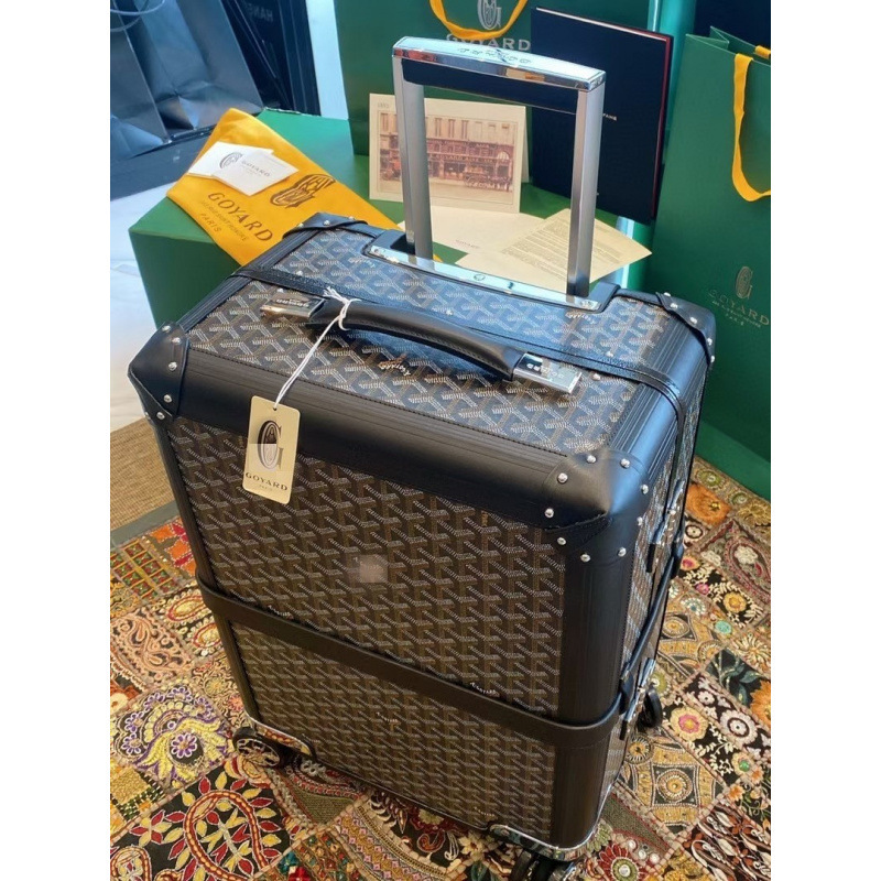 Dogya Goy 20inch handcrafted carry-on luggage with universal wheels and pull rod, classic retro design carry-on suitcase Dogya Goy 20inch handcrafted carry-on luggage with universal wheels and pull rod, classic retro design carry-on suitcase