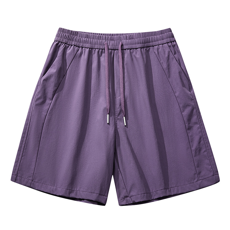 Couple Style Wide-Leg Casual Shorts, Summer Sun Protection, Cool, Breathable, Quick-Drying, Five-Point Pants, Running, Fitness, Beach Pants