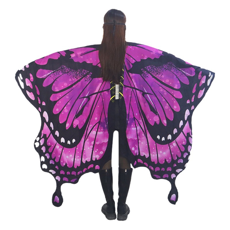 Capa giratoria con alas para danza del vientre, accesorio de cosplay, decoración estilo INS, elección de influencers para sesiones de fotos