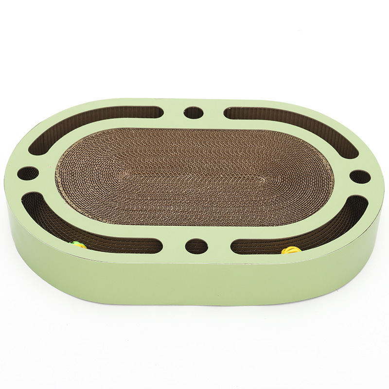 Gato de arena gato tablero de rasguño integrado de doble cara resistente al desgaste sin caspa gato garra tablero de papel corrugado gato redondo de gran tamaño gato rasguño cuenca