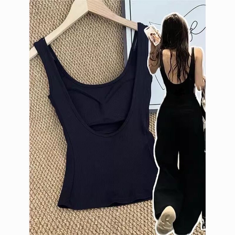 Women's Camisole with Chest Pads, 2026 New Summer Style, Versatile Outerwear, Pure Desire Hot Girl Top, Versatile Lingerie Women's Camisole with Chest Pads, 2026 New Summer Style, Versatile Outerwear, Pure Desire Hot Girl Top, Versatile Lingerie