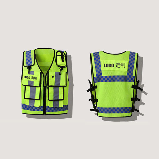 Anfeng reflective vest traffic duty patrol night riding motorcycle engineering safety protective coat printable