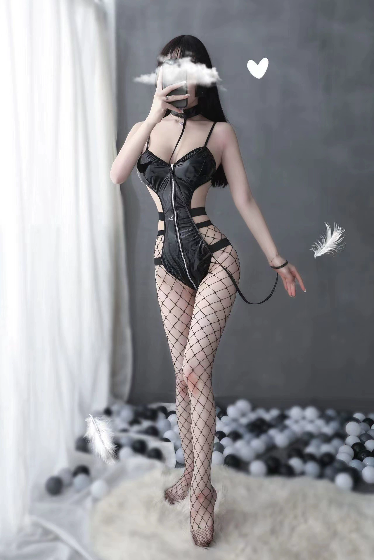 沫荷 Underwear, sexy harness, set, cosplay