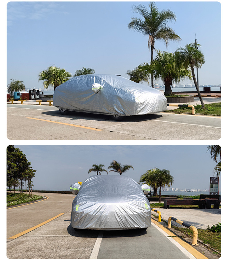 Car tie rod dust cover four seasons sun-proof and rain-proof tie rod car jacket full cover cotton wool thickened cover full car car jacket