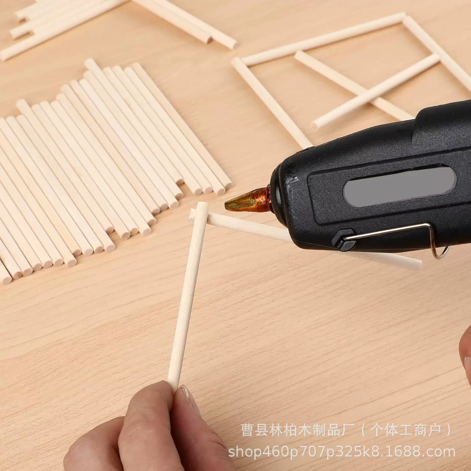 手工天然圆木棒竹棒竹签细竹棍多种规格衣柜杆瑜伽棍模型材料