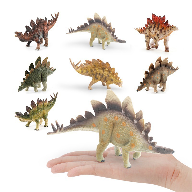 Transfronterizo de la venta caliente de los niños del Jurásico modelo de dinosaurio sólido uñas belleza dragón raza Chalong ciruela dragón dinosaurio adornos