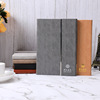 Manufactor Direct selling Flip Imitation leather LOGO Supple Feel business affairs Anniversary notebook