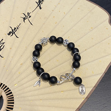 新中式山鬼花钱国风琉璃珠中性风小众个性百搭风潮情侣款手链手串