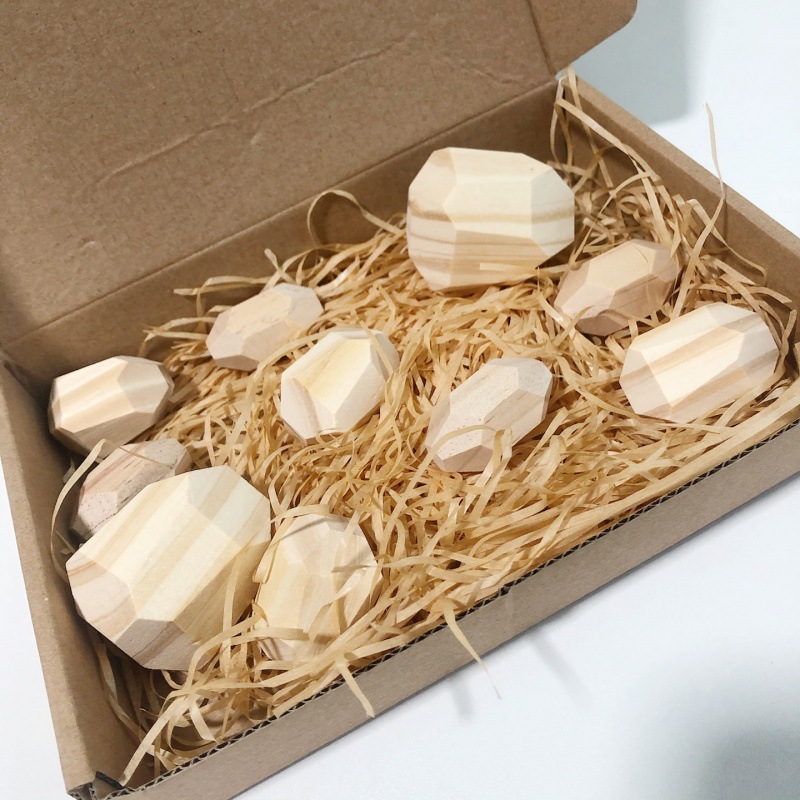 Piedra laminada de madera para niños piedra de color Montessori de madera equilibrio cognitivo laminado bloques de construcción juguetes de educación temprana