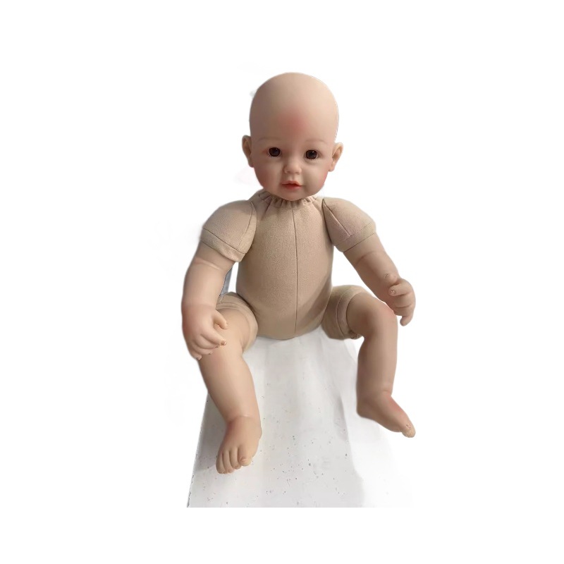 Muñeca desnuda con cuerpo de tela de 50 cm