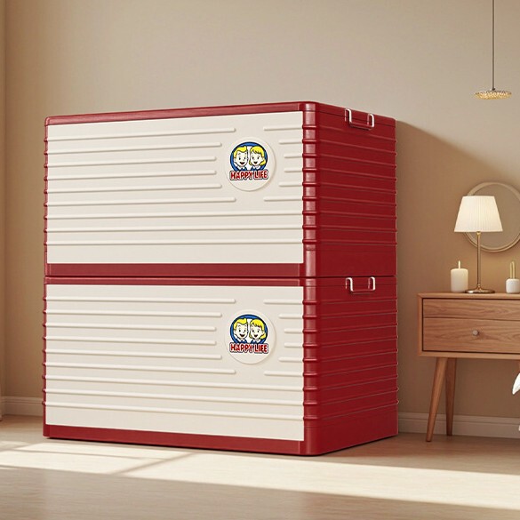 Bedroom Household Clothes, Quilts, Debris Sorting Dust-Proof Storage Box Extra Large Capacity Dopamine Multi-Functional Storage Box Bedroom Household Clothes, Quilts, Debris Sorting Dust-Proof Storage Box Extra Large Capacity Dopamine Multi-Functional Storage Box