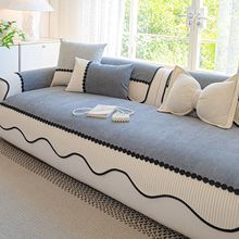 异形防滑沙发垫子2025新款雪尼尔沙发坐垫防猫抓沙发垫四季通用