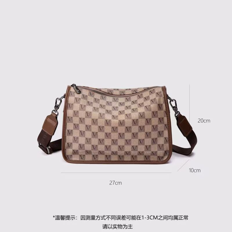 华伦梵妮新款棋盘格手提单肩包大容量多隔层女包今年流行款质感|undefined
