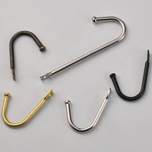 仿古铁艺单钩门后现代简约五金衣架创意挂钩壁挂衣钩单钩铁丝