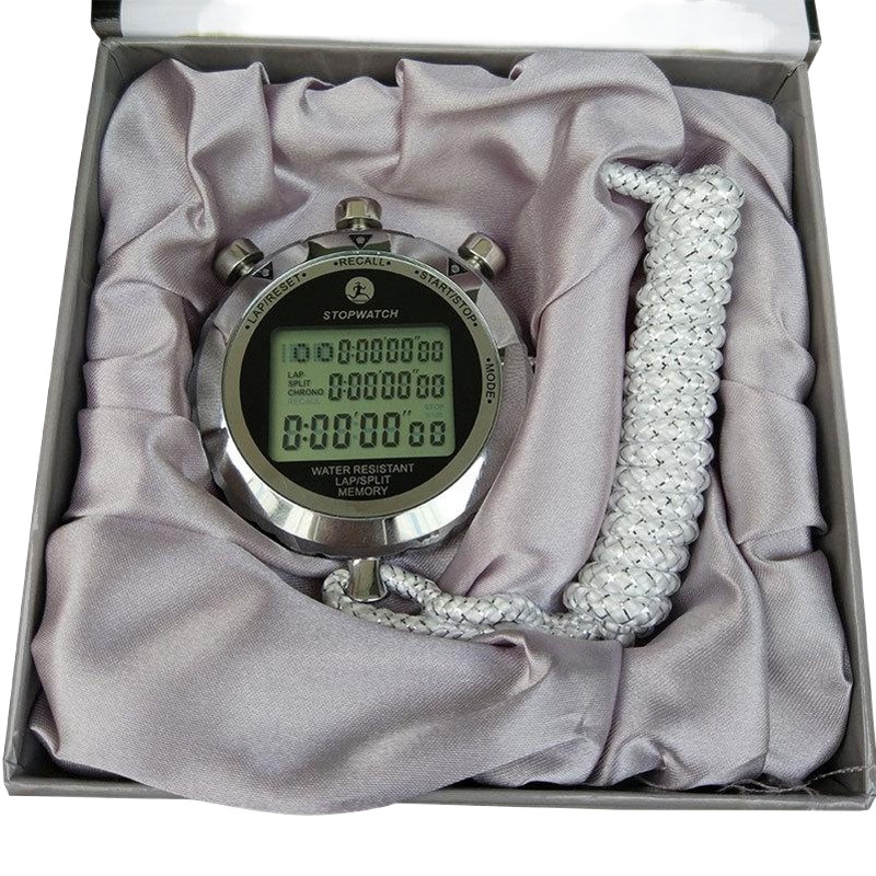 PS-6100 metal three-row display 100-channel memory stopwatch with various styles manufacturer