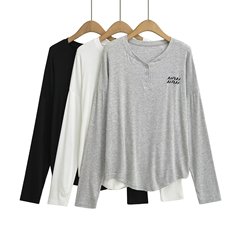 Lady Retro Summer Embroidered Long-Sleeve Sun Protection Button-Up Air-Conditioned Shirt T-Shirt Loose and Slimming