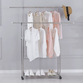 晾衣架晾晒架;晾衣杆、衣叉;家用梯