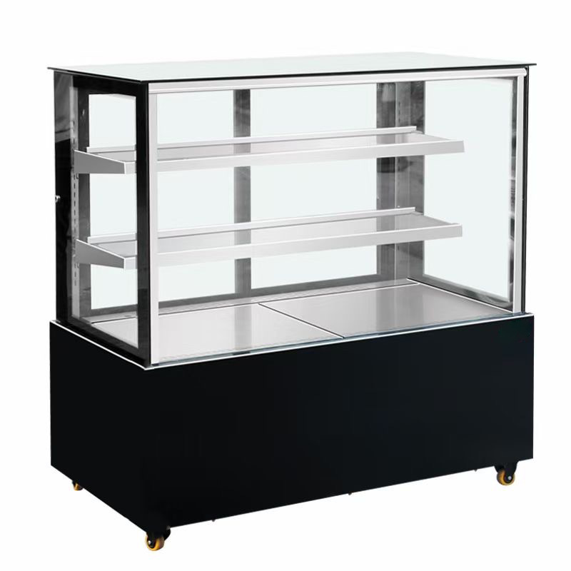 Gabinete de pastel arco comercial, armario de pastel de arco, refrigerador de aire libre, pequeño armario de pastel de escritorio