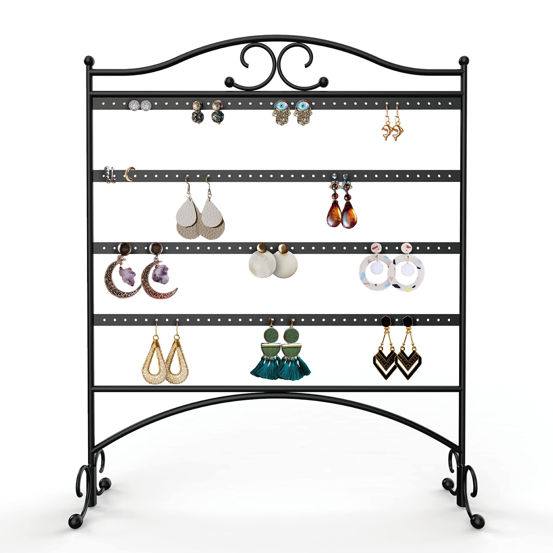Factory Direct Sales Jewelry Earrings Ear Studs Necklace Storage Rack Store Product Display Rack Wholesale