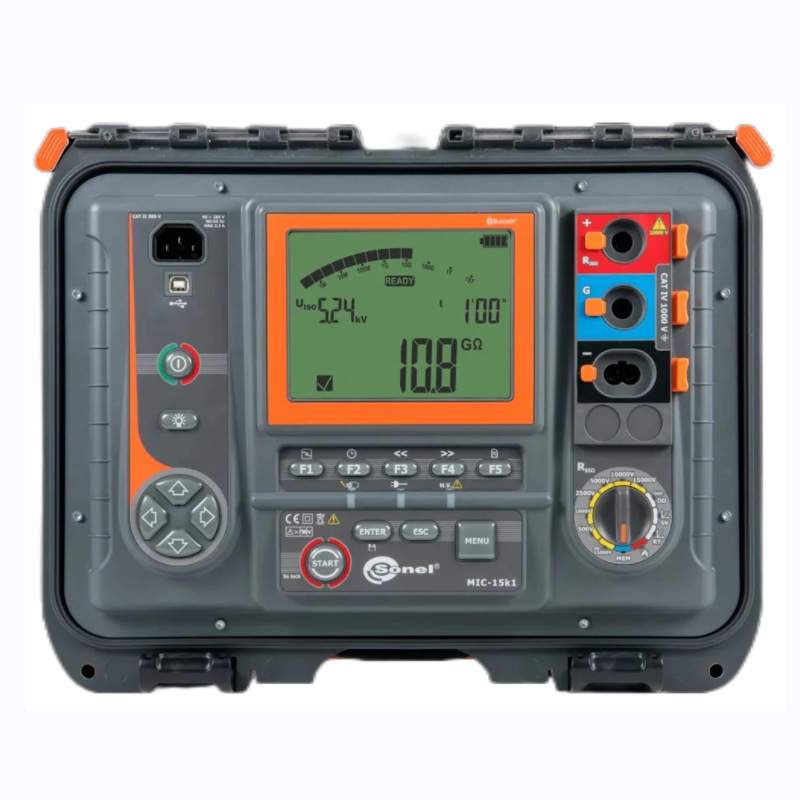 索耐SONEL MIC-15k1绝缘电阻测试仪 电缆 电容器 发电机 开关