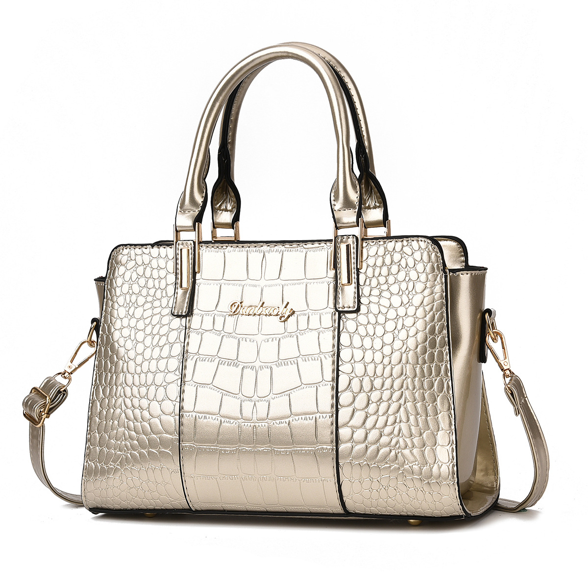 Bolso de mujer 2025 nuevo bolso de mano texturas coreanas de hombro de brazo inclinado fabricantes de moda de mujeres comercio exterior