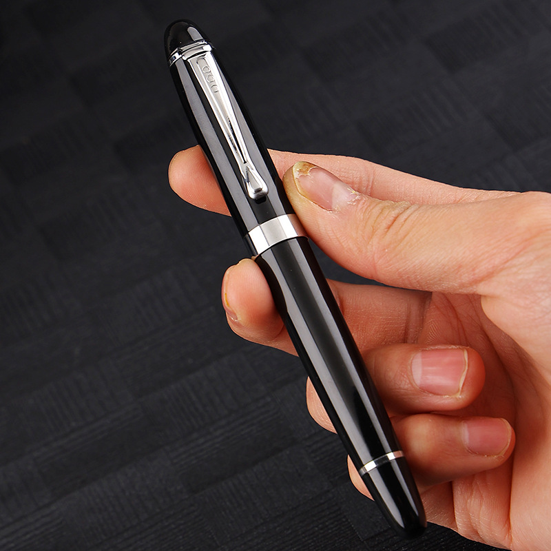 Bolígrafo de firma de alta calidad logotipo de regalo de negocios pluma neutra pluma de metal pesada sensación de bolígrafo de grabación