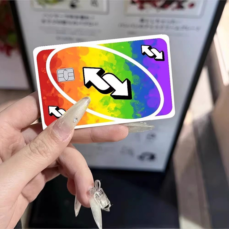 Calcomanía Impermeable para Tarjetas Bancarias de PVC Impermeable y Antideslizante para Tarjetas Bancarias