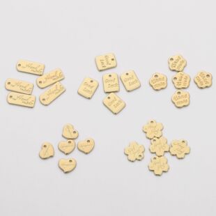 14K����ɫ����ĸ�ѻ����������L����С���ƒ���ֹ�diy��朵��