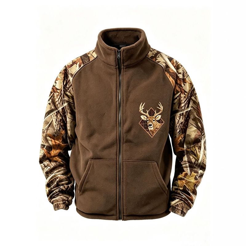 Cross-border flannel camouflage fashion comfortable warm jacket, direct from the factory, fast shipping Cross-border flannel camouflage fashion comfortable warm jacket, direct from the factory, fast shipping