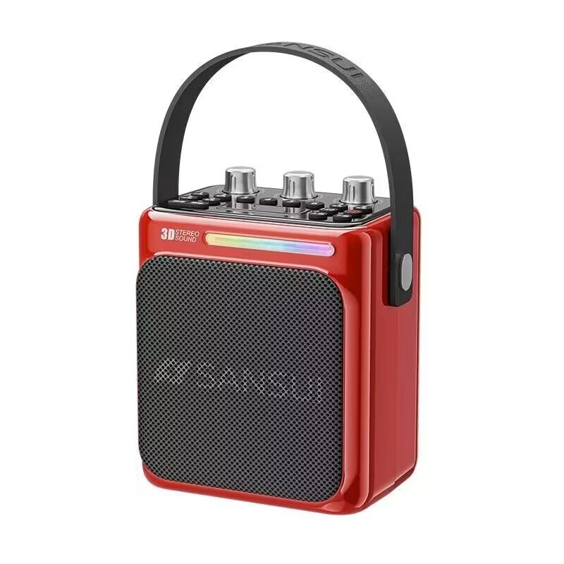 Shanshui T80 ワイヤレス Bluetooth スピーカー屋外カラオケ大音量サブウーファーポータブルポータブルカード録音|undefined