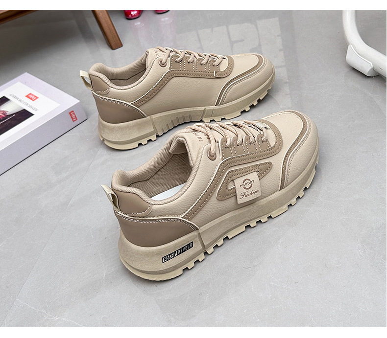 2023 Herbst Neue INS Koreanische Atmungsaktive Student Board Schuhe Dicke Sohle Casual Schuhe für Frauen_voghion.com