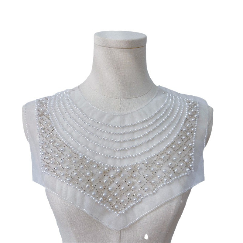 2023 malla cuentas bordadas collar redondo en stock encaje vestido vestido de alta calidad ropa lavable